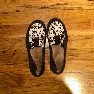 Ariat Cow Hide Slip Ons